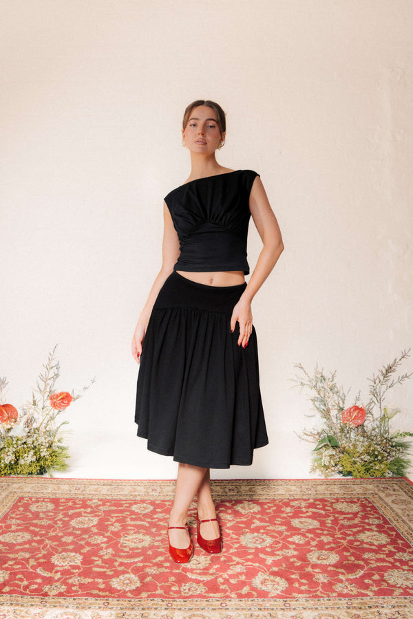 Georgia Skirt - Onyx