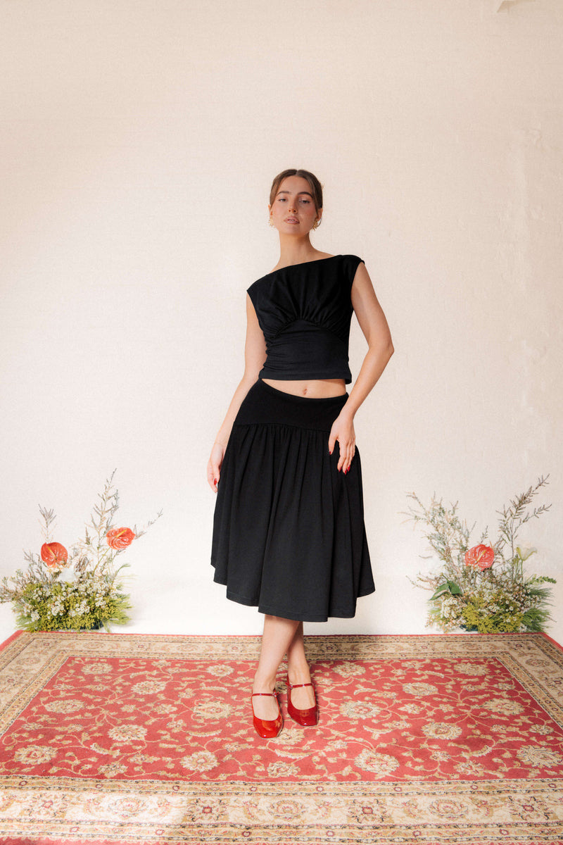 Georgia Skirt - Onyx