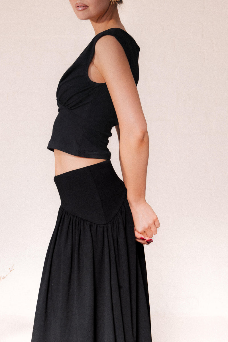 Georgia Skirt - Onyx