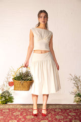 Georgia Skirt - Ivory