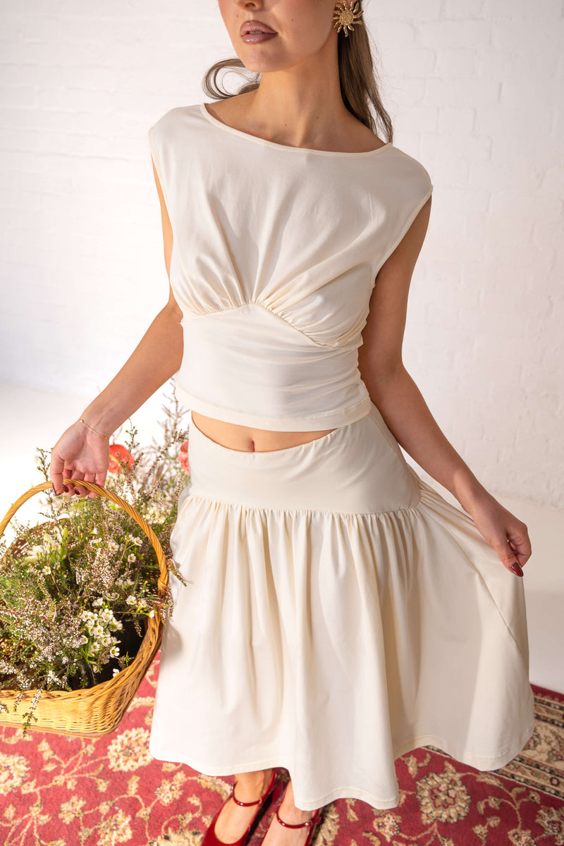 Georgia Skirt - Ivory